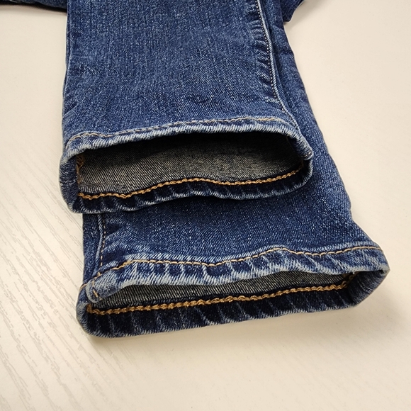 GAP Women's Distressed True Skinny Denim Blue Jeans Size 4/27 - Picture 4 of 8
